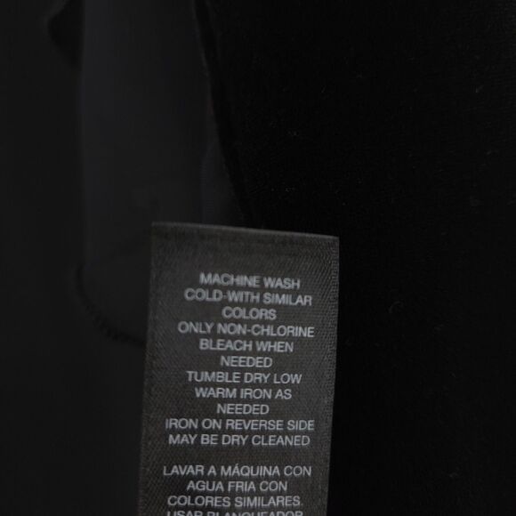 Chico's Travelers velvet ruffle open jacket Size 1 (M) black long sleeve evening - Picture 7 of 8